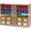 Customized Cheap Colored Children Furniture Cabinet With Drawers
