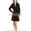 China Wholesale Hot Sexy Black Short Shawl Collar Cashmere Robe