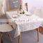 Simple Home Hotel Rectangle White Linen Tablecloth