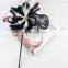 charming black lace feather princess mardi gras party stick masks