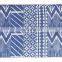 Indian Handmade Blue Indigo Dyed Hand Block Print Cotton Kilim Rug Carpet Area Rug Home Rug 4x6 Ft