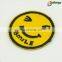 Smile face design Yellow color fashion cute children's wear embroidered patches