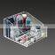 2 or 3 Floor High Transparent Acrylic Cosmetic Display Stand