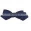 Last fashion solid trace basic silk bow tie