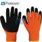 Winter Warm Keeping 7G Acrylic Loop Napping Liner Latex Crinkle Coated Thermal Work Gloves for industrial and construction