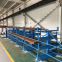 Advanced steel storage form: telescopic cantilevered steel shelves