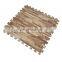 Melors Puzzle Exercise Mat EVA Foam Wood Grain Interlocking Tiles