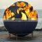 100cm Diameter 6mm Thickness Corten Steel Fire Ball Fire Pit