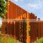 Corten Steel Fence weathering steel wall