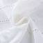 swiss white 100% cotton embroidered  with circle design lace fabric