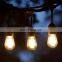 48FT Outdoor String Lights Set S14 LED Edison Bulbs included Christmas Waterproof Connectable Luminar Outdoor String Lights