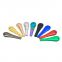 98mm length long Plug-in magnetic gold spoon shape smoking pipe mading zinc alloy with magnet