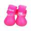 Wholesale Pet dog shoes cat Jelly color silicone galoshes Non-slip shoes