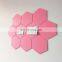 Hexagon Felt Pin Board Self Adhesive Bulletin Memo Photo Cork Boards for decoration