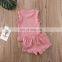 2020 Baby Summer Clothing set Toddler Kids Baby Girls Boys Clothes Sleeveless Top T-shirt Shorts Solid Outfit