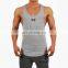 Bodybuilding Fitness Custom Logo Printing Design Mens Gym Men Cotton Polyester Tank Tops