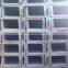Factory price carbon steel ss400 light gauge u type channel for structural usage