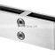 Stainless Steel 304 Flat Back Square Type Glass Clamp With Security Plate