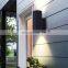 Outdoor led wall light modern simple outdoor waterproof wall light aluminum double head up and down