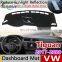 Для Volkswagen VW Tiguan MK2 2017 2018 2019 2020 Антискользящая коврик-крышка для приборной панели, солнцезащитный коврик для приборной панели, ковролин для приборной панели, автомобильные аксессуары