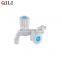 cheap price plastic double handle bathroom faucet