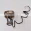 High performance vintage spotlight 6 LED bulbs classic stylish round motorcycle headlight