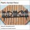 (559) Various Kinds of Brick Design High Quality Decorative Plastic Garden Fence Most Popular