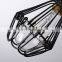 Simple Cage Shade Pendant Light E27 Bar Restaurant Hanging Lamp