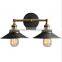 American Country Retro Simple Creative Iron Led Wall Lamps for Decoration