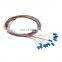 Fiber Optic Pigtail 12 Color Fiber Cores Bundle Pigtail Single Mode  Sm 9/125 G652D SM lc 12 cores fiber pigtail