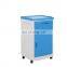 China manufacturer hospital ABS material bedside locker with two drawers for hospital use