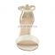 women handmade simplistic beauty fashion high heel adjustable ankle strap sandal shoes with attractive gorgeous color