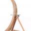 New Design Household Double Sided Bamboo Makeup Mirror Electroplating Frame Table Round Vanity Mirror