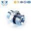 Metric 24 Degrees Cone Hydraulic Seat Male Threaded Straight Hydraulic Pipe Fitting With O Ring