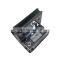 Stainless steel right-angled door hinge for shower glasses or washroom