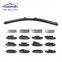 CLWIPER Car flat wiper natural rubber refill wiper frameless windshield wiper blades