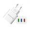 2022 New product Multi Charger EU/US Plug Quick Charge 3USB Charger for Mobile Phone