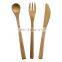 Hot Sale Eco-friendly Reusable Modern Style Bamboo Tableware Bamboo Spoon/Knife/Fork