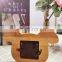 Natural Creative Cartoon Animal Design Desktop Dog Shaped Wooden Digital Alarm Clock