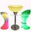 indoor outdoor led bar tables and chairs sofa wireless illuminated glowing led portable led light bar cocktail tables and chairs