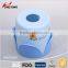 Plastic Printing Round Roll Tissue Box Holder Case for Home