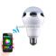 Waterproof wireless bluetooth speaker with led bulb function can serve as home use lamp
