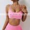 Wholesale Backless Crop Sports Bra Women Nylon Spandex Sexy Sling Straps Yoga Quick Dry Tops