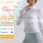 Zipper Women Sports Jackets UV Protection Gym Long Sleeve Yoga Tops Factory Sale