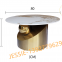 CT-2025019 ROUND coffee table
