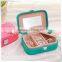 Handmade leather storage accessories organizer for girls