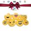 ICTI audits OEM factory custom plush emoji stickers unisex christmas gifts