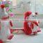 20cm Height Plush Couple Hedgehogs Toy/Soft Toy Hedgehog with Bright Red Fur/Stuffed Toy Animated Hedgehog with Scarlet Scarf