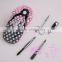 4pcs for 1 set flip-flop girsl manicure pedicure set for event party favors