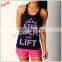 Wholesale fashion design colorful ladies yoga tank top in Dongguan